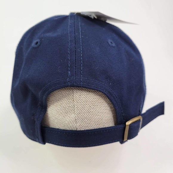 Life Is Good Dog Logo One Size Blue Strap Back Baseball Cap Hat Adjustable - Picture 5 of 10